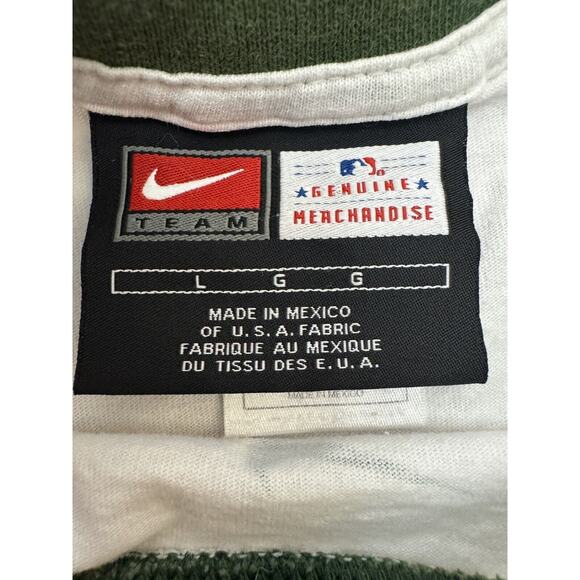 Vintage Rare Nike Tampa Bay Devil Rays shirt Old Logo Y2K Large Center Swoosh - Picture 5 of 11